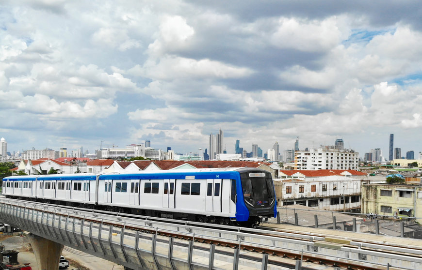 Erweiterung der Bangkok Blue Line vollständig im regulären Fahrgastbetrieb